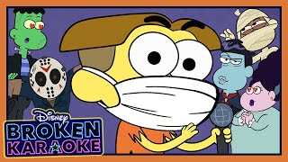 Calling All the Monsters  Halloween Music  Broken Karaoke  Big City Greens Disney Channel [upl. by Ahouh887]