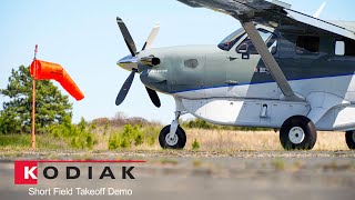 Short Field Takeoff Demo  Kodiak 100 [upl. by Sherill]