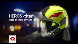 HEROS Titan firefighting helmet  Rosenbauer [upl. by Violante]