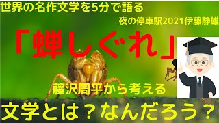 藤沢周平の『蝉しぐれ』から考える文学と気晴らしの境い目とは？ [upl. by Lucier482]