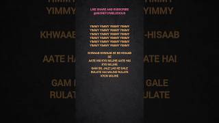 Yimmy Yimmy lyrics Jacqueline FernandezTaycShreya Ghoshalbollywood shorts [upl. by Ioves]