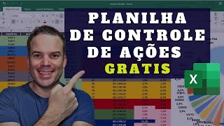 Tutorial  Como usar a Planilha de Controle de AçõesFIIs Baixe a sua Planilha Automatizada [upl. by Aelegna240]