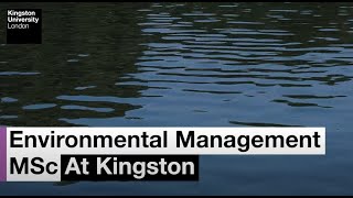 Why study Environmental Management at Kingston University [upl. by Asyl]