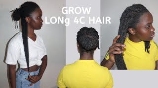 DIY EXTREME Hair Growth Deep Conditioning Mask For Natural Hair Grow Your 4C Hair To Waist Length [upl. by Eicarg51]