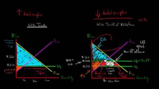 The Effect of an Import Tariff [upl. by Davilman849]