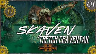 E1 Tretch Craventail Skaven Clan Rictus Lets Play Series Vortex Campaign Warhammer 2 Total War [upl. by Franzen568]