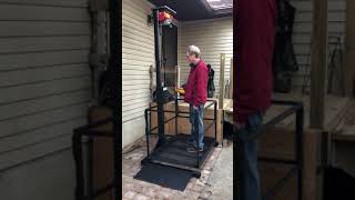 Affordable Wheelchair Lift Demo 2  Model KCSPM3648 [upl. by Odelle]