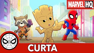 Marvel Aventuras de SuperHerói  4ª Temporada  Compilado de Curtas 4 [upl. by Onitnevuj17]