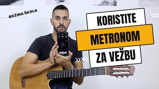 Najbolji nacin za vezbanje gitare  Metronom za vezbanje [upl. by Lakim]