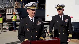 The firstinclass aircraft carrier Gerald R Ford CVN78 returns to Naval Station Norfolk Nov 26 [upl. by Aehsal508]