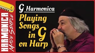 G Harmonica  Playing Songs in G on Harp [upl. by Llemej]