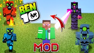 Minecraft BEN 10 🔥🔥  Pojav Launcher  Minecraft Mod Tutorial 112 🔥 [upl. by Lime]