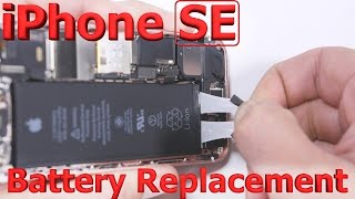 iPhone SE battery replacement in 3 minutes fix [upl. by Slohcin794]