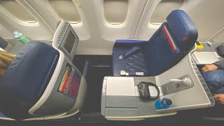 Delta Airlines 767300ER First Class Seat [upl. by Elyssa]