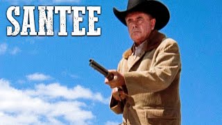 Santee  GLENN FORD  Free Western Movie  Cowboy Film  Full Length [upl. by Murry]