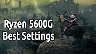 Ryzen 5600G  ELDEN RING  Best Graphics Settings [upl. by Aicella]