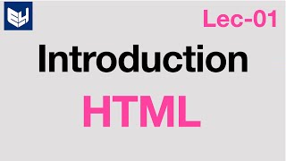 Html tutorial for beginners  Introduction  HTML  Lec01  Bhanu Priya [upl. by Siramaj]