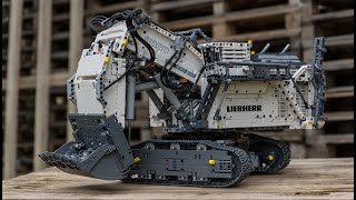 Age 14 LEGO Technic 42100 Liebherr R 9800 Excavator Unbox build review [upl. by Ahsenik247]