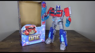 Transformers One Ultimate Energon Optimus Prime柯博文 Unboxing and Reviews [upl. by Bloxberg887]