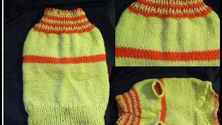 DIY Hundepullover StrickenCHIHUAHUAYORKIEDog sweater knitting Tutorial Handarbeit [upl. by Decamp]