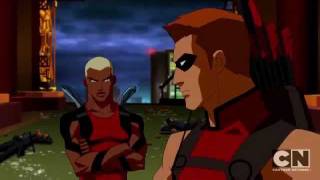 Aqualad and Red Arrow vs SportsMaster and Cheshire [upl. by Tye484]