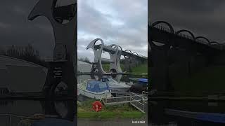 Falkirk Wheel Scotland Rotating Boat Lift 🏴󠁧󠁢󠁳󠁣󠁴󠁿 [upl. by Mcclure685]