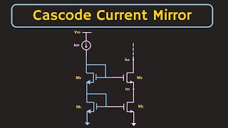 Cascode Current Mirror Explained with Simulation [upl. by Nimra]