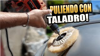 TUTORIAL COMO PULIR FAROS DE AUTO CON TALADRO  FRANCISCO RU [upl. by Hodges33]