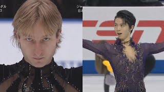 Yuzuru Hanyu amp Evgeni Plushenko  Origin  Tribute to Nijinsky Comparison [upl. by Gilbert]