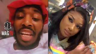 Megan Thee Stallion amp New Boo Pardison Fontaine Have Pizza Night 🍕 [upl. by Artemis533]