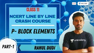 P Block Elements1  NCERT Line by Line Crash Course  Class 11 Chemistry  Rahul Dudi [upl. by Brien171]