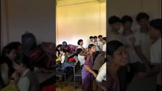 Students rocked teacher shocked 🤣 Unexpected fighting prank our miss 🤣 anguvaanakonilu collegelife [upl. by Pennie]