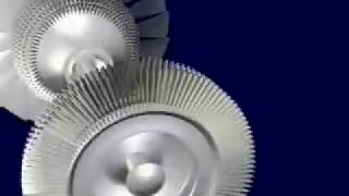 How a High Bypass Turbofan Works [upl. by Anaeirb909]