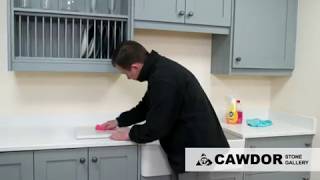 Daily Cleaning Quartz Worktops amp Removing Stains [upl. by Yard]