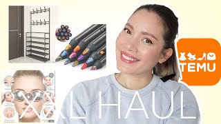 XXL temu Haul  Haushalt Schreibwaren Beauty  funnypilgrim [upl. by Soo]