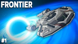 DANGEROUS FTL JUMP  Space Engineers Frontier  Ep 1 quotNew Dawnquot [upl. by Midian]