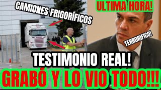 DIOS MÍO VECINA D VALENCIA CONFIRMA LO PEOR GRABA AL CAMION FRIGORIFICO D NOCHE PARKING BONAIRE DANA [upl. by Rolf]