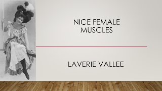 Nice Female Muscles  Laverie Vallee [upl. by Aksel]