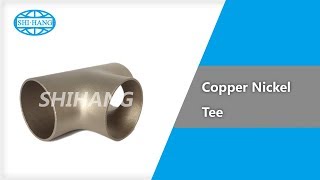 copper nickel cuni 9010 c70600 equal tee [upl. by Aidam]