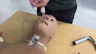 Intubation Practice in Med School [upl. by Sue]