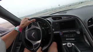 2017 Corvette C7 Grand Sport finding time at the autocross [upl. by Aneeles909]