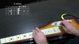 Easy Lap Steel Lesson  Major and Minor Scales [upl. by Deena]