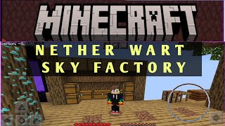 Farm Nether Wart  Survival Sky Factory  Minecraft 118 Tutorial [upl. by Combes]