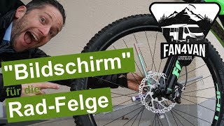 Fahrrad Speichen mit LED  Geniales Gadget Mehr Beleuchtung und Sicherheit [upl. by Gilles252]