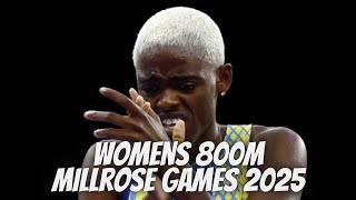 Women’s 800M MillRose Games 2025 [upl. by Haldane166]