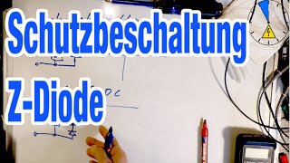 Schutzbeschaltung Diode ZDiode Wie kann ich mein Gerät vor Überspannung schützen [upl. by Elly]