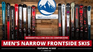 2024 Mens Narrow Frontside 6575 mm Ski Comparison with SkiEssentialscom [upl. by Clywd]