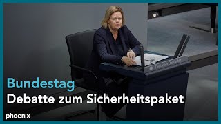 Sicherheitspaket und Geschäftsordnung 195 Sitzung des Bundestags Gesamte Debatte  181024 [upl. by End236]