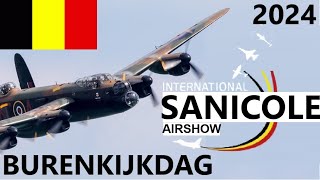 BURENKIJKDAG  INTERNATIONAL SANICOLE AIRSHOW BELGIUM 2024 amp AIR BASE KLEINE BROGEL 20092024 [upl. by Rusell156]