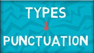 Punctuation  Types of Punctuation  Six Types  Examples  Exercise Punctuation [upl. by Anirbes530]